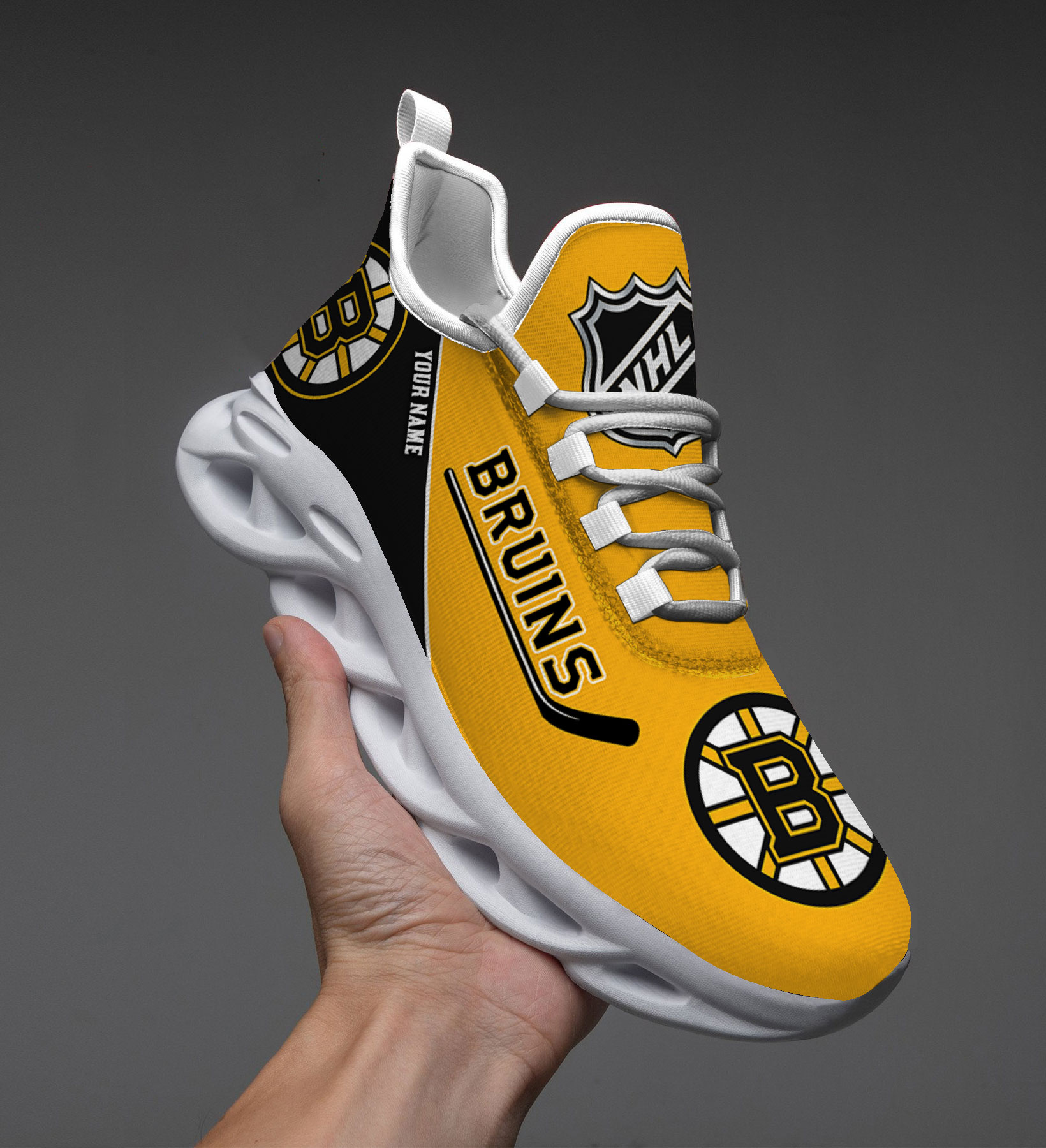 Custom Name Boston bruinsmrelated_Boston bruins PERSONALIZED MAX SOUL SHOES DS006 NEW 2022 M1 - Famjoys Custom Name Boston bruinsmrelated_Boston bruins PERSONALIZED MAX SOUL SHOES DS006 NEW 2022 M1 - Famjoys