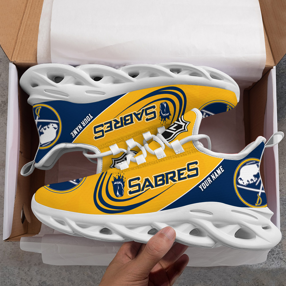 Custom Name Buffalo Sabres PERSONALIZED MAX SOUL SHOES DS006 - Famjoys Custom Name Buffalo Sabres PERSONALIZED MAX SOUL SHOES DS006 - Famjoys