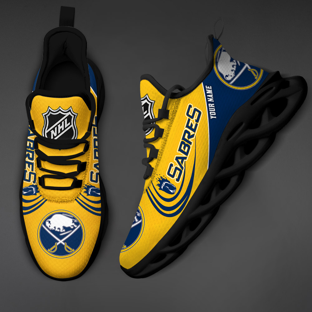 Custom Name Buffalo Sabres PERSONALIZED MAX SOUL SHOES DS006 - Famjoys Custom Name Buffalo Sabres PERSONALIZED MAX SOUL SHOES DS006 - Famjoys