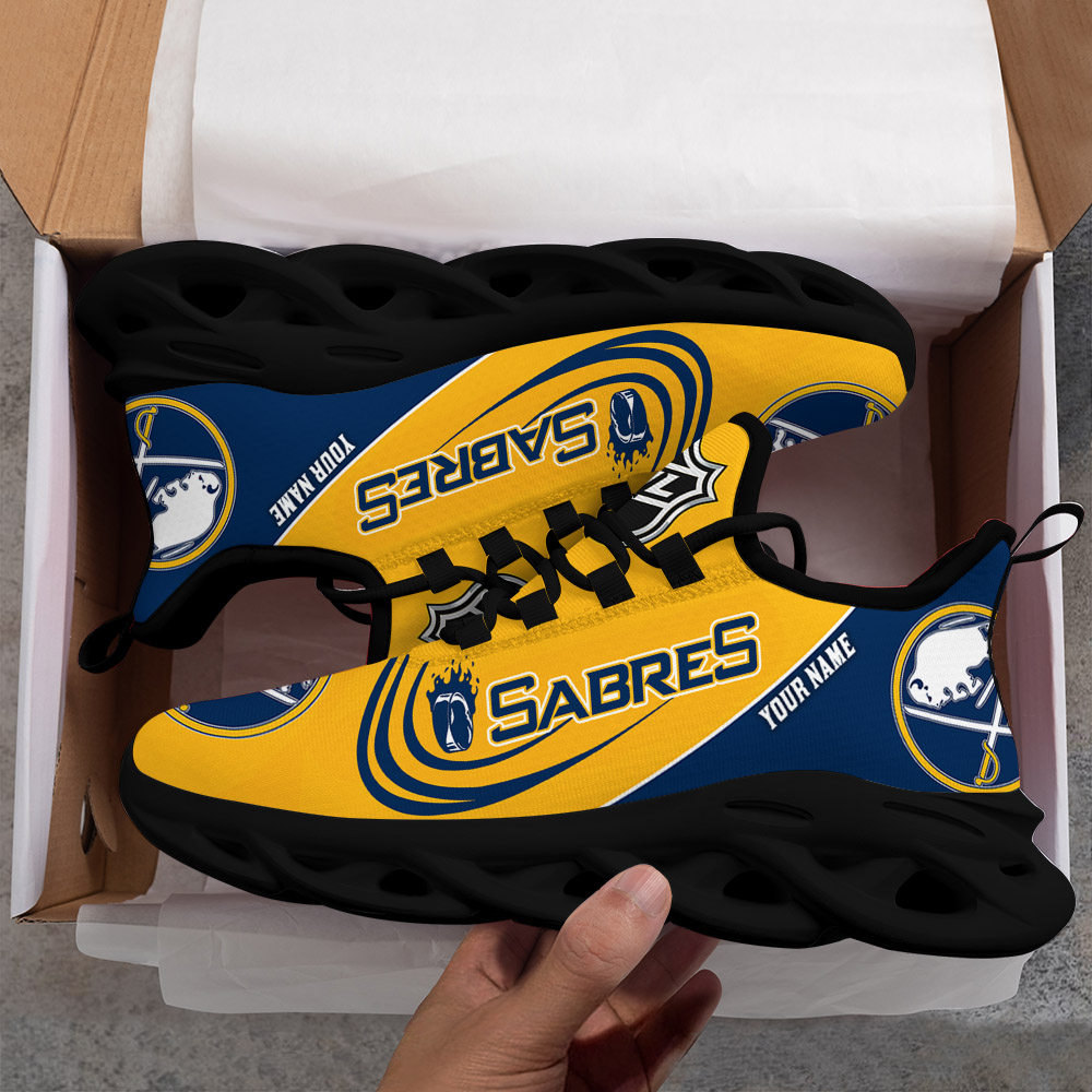 Custom Name Buffalo Sabres PERSONALIZED MAX SOUL SHOES DS006 - Famjoys Custom Name Buffalo Sabres PERSONALIZED MAX SOUL SHOES DS006 - Famjoys