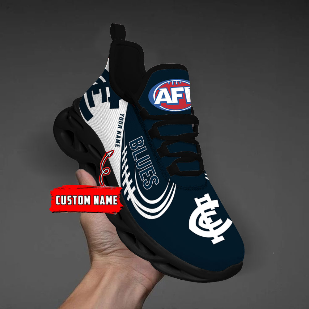 Custom Name Carlton Blues PERSONALIZED MAX SOUL SHOES DS006 - Famjoys Custom Name Carlton Blues PERSONALIZED MAX SOUL SHOES DS006 - Famjoys