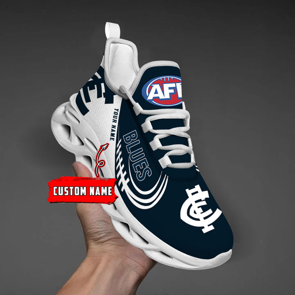 Custom Name Carlton Blues PERSONALIZED MAX SOUL SHOES DS006 - Famjoys Custom Name Carlton Blues PERSONALIZED MAX SOUL SHOES DS006 - Famjoys