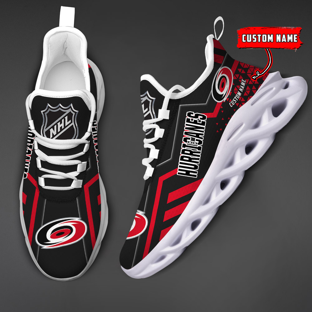 Custom Name Carolina Hurricanes PERSONALIZED MAX SOUL SHOES DS001 NEW 2022 - Famjoys Custom Name Carolina Hurricanes PERSONALIZED MAX SOUL SHOES DS001 NEW 2022 - Famjoys