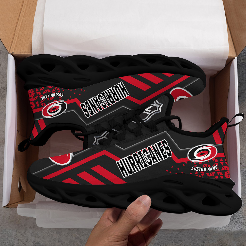 Custom Name Carolina Hurricanes PERSONALIZED MAX SOUL SHOES DS001 NEW 2022 - Famjoys Custom Name Carolina Hurricanes PERSONALIZED MAX SOUL SHOES DS001 NEW 2022 - Famjoys