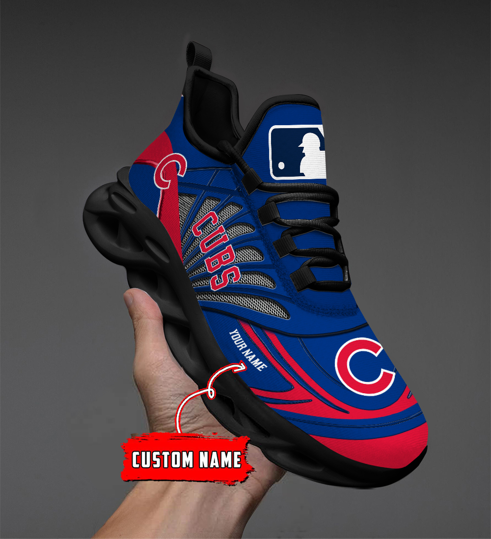 Custom Name Chicago Cubs PERSONALIZED MAX SOUL SHOES DS005 - Famjoys Custom Name Chicago Cubs PERSONALIZED MAX SOUL SHOES DS005 - Famjoys
