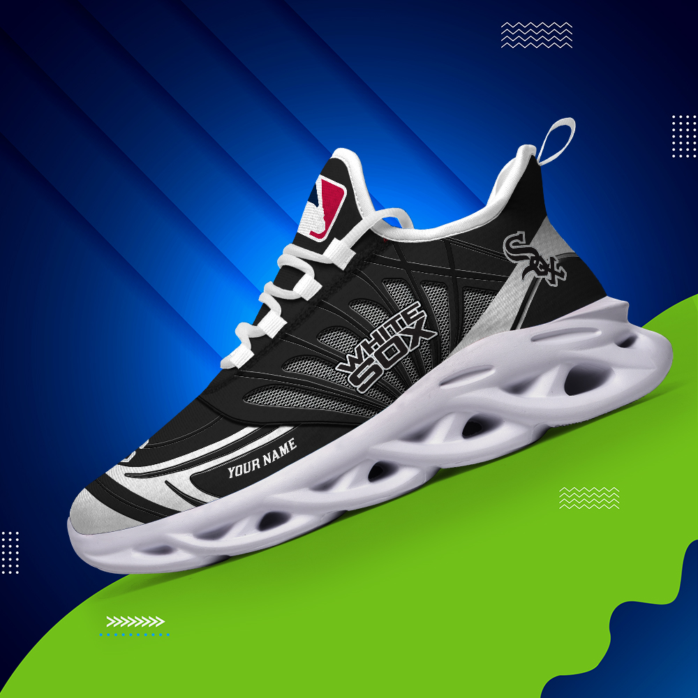 Custom Name Chicago White Sox PERSONALIZED MAX SOUL SHOES DS005 - Famjoys Custom Name Chicago White Sox PERSONALIZED MAX SOUL SHOES DS005 - Famjoys