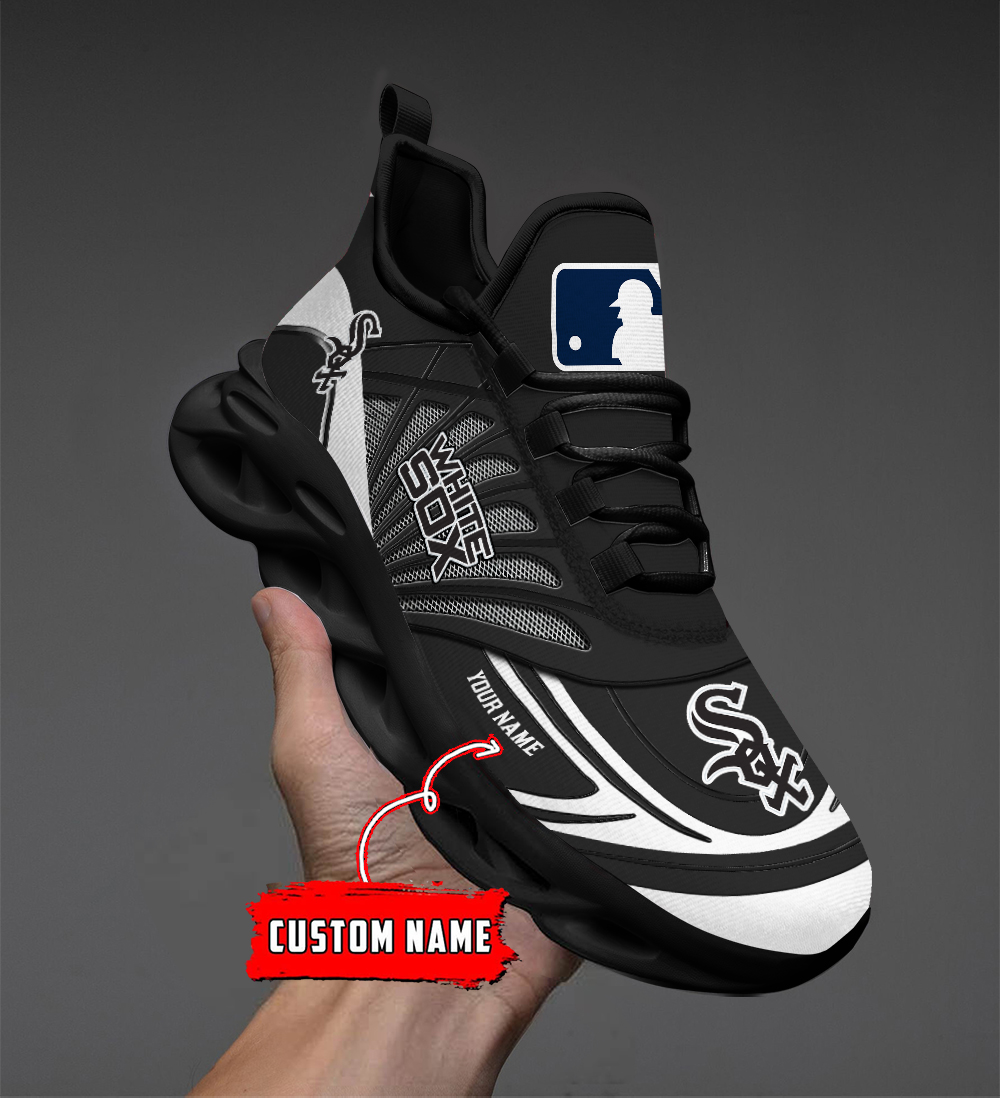 Custom Name Chicago White Sox PERSONALIZED MAX SOUL SHOES DS005 - Famjoys Custom Name Chicago White Sox PERSONALIZED MAX SOUL SHOES DS005 - Famjoys