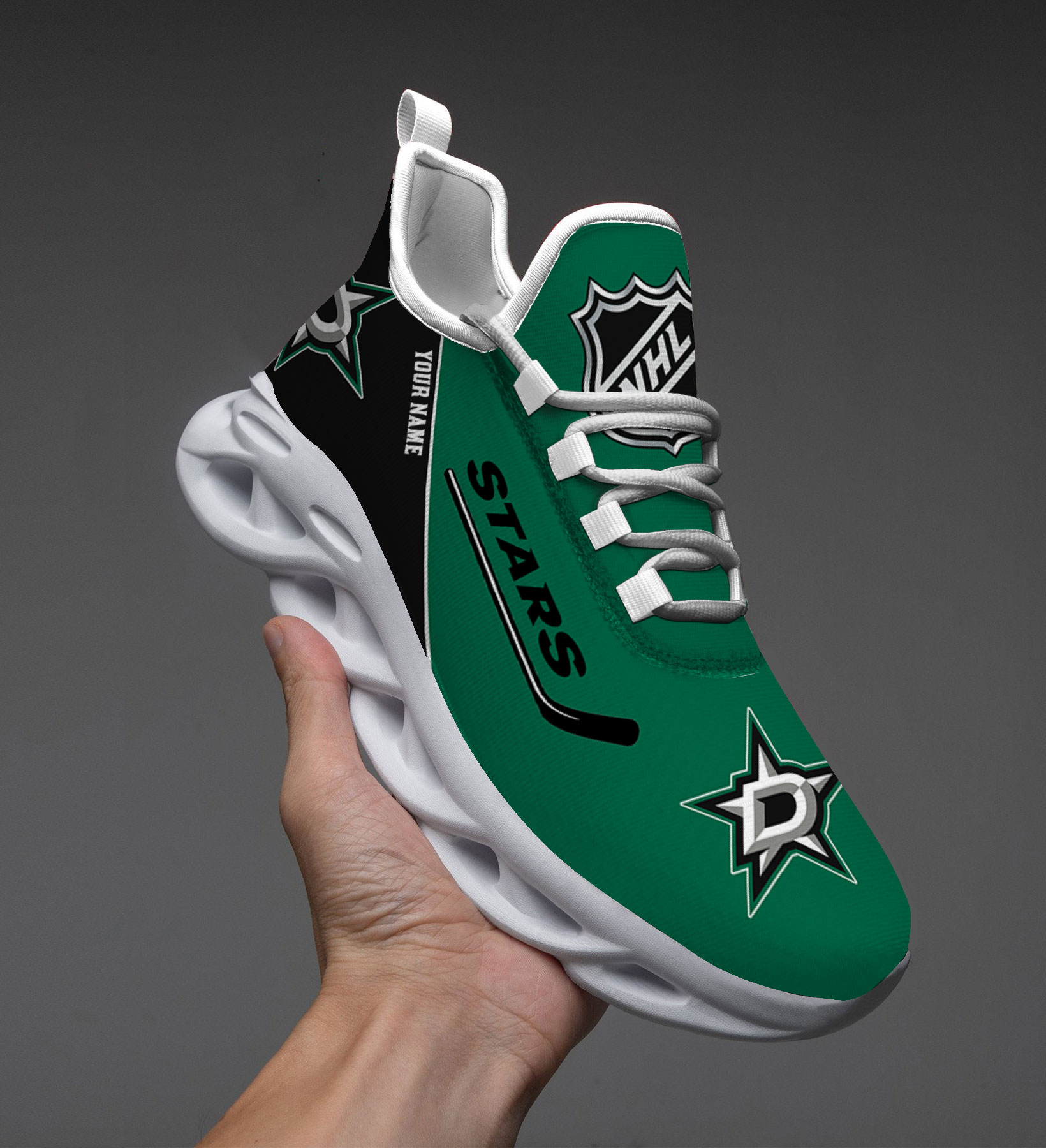 Custom Name Dallas Stars PERSONALIZED MAX SOUL SHOES DS006 NEW 2022 M1 - Famjoys Custom Name Dallas Stars PERSONALIZED MAX SOUL SHOES DS006 NEW 2022 M1 - Famjoys