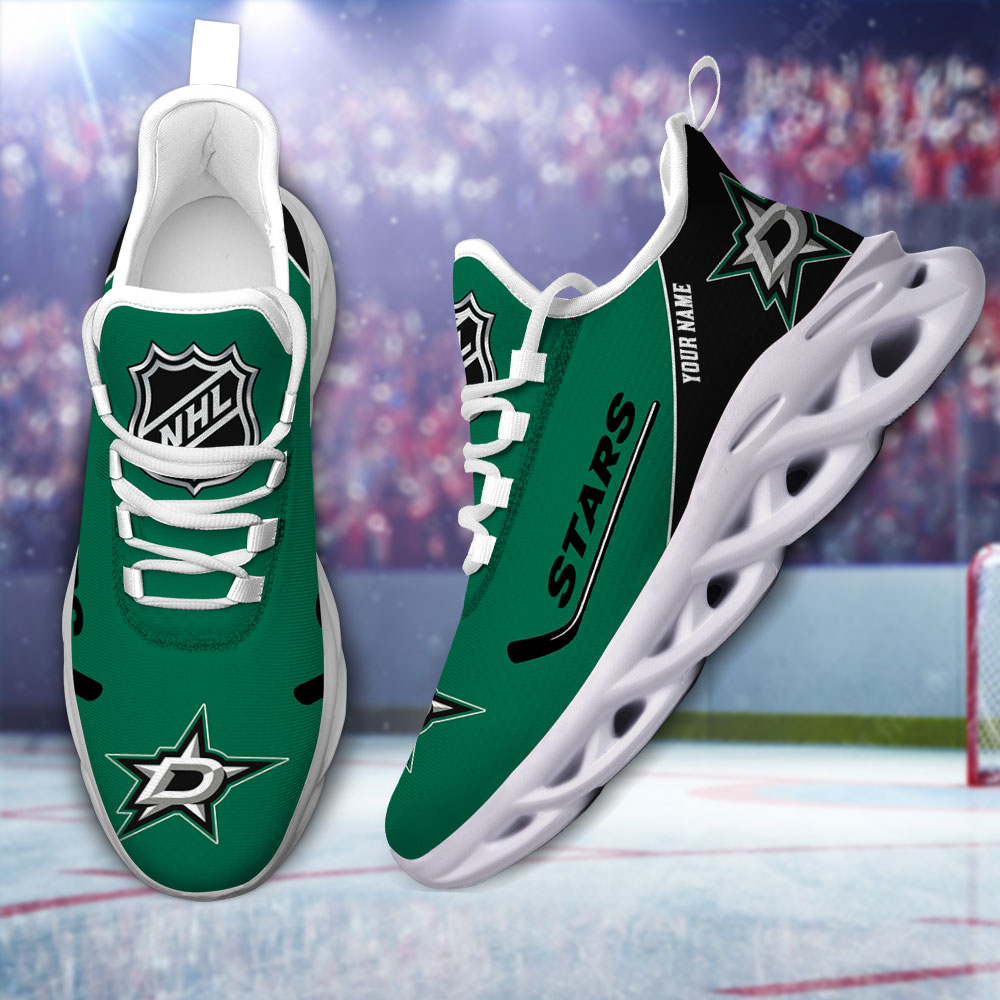 Custom Name Dallas Stars PERSONALIZED MAX SOUL SHOES DS006 NEW 2022 M1 - Famjoys Custom Name Dallas Stars PERSONALIZED MAX SOUL SHOES DS006 NEW 2022 M1 - Famjoys