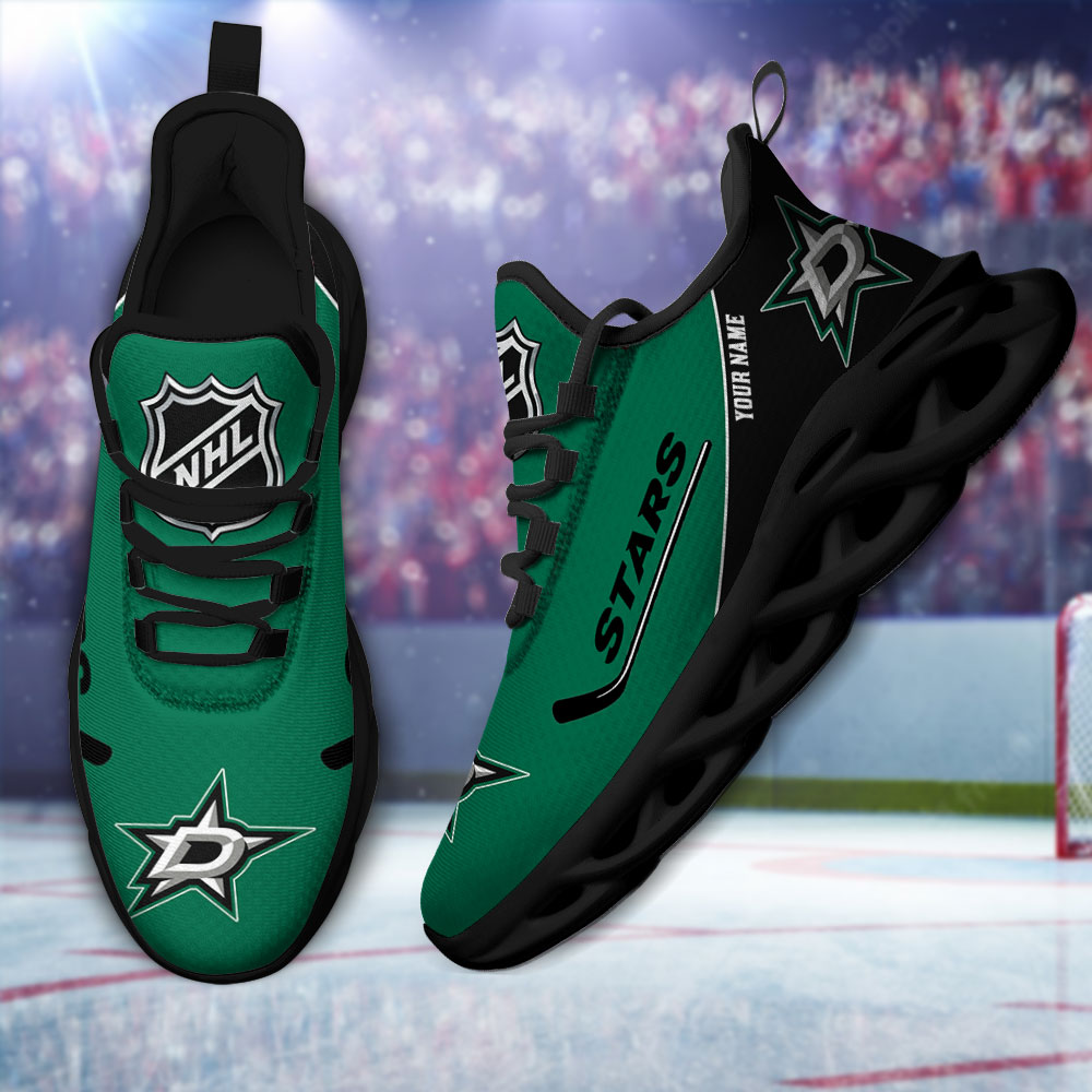 Custom Name Dallas Stars PERSONALIZED MAX SOUL SHOES DS006 NEW 2022 M1 - Famjoys Custom Name Dallas Stars PERSONALIZED MAX SOUL SHOES DS006 NEW 2022 M1 - Famjoys