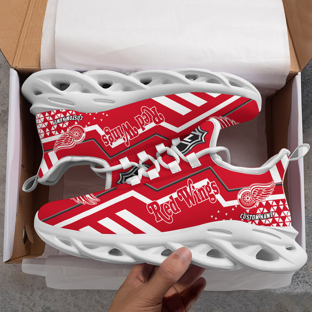 Custom Name Detroit Red Wings PERSONALIZED MAX SOUL SHOES DS001 NEW 2022 - Famjoys Custom Name Detroit Red Wings PERSONALIZED MAX SOUL SHOES DS001 NEW 2022 - Famjoys