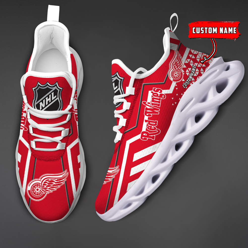 Custom Name Detroit Red Wings PERSONALIZED MAX SOUL SHOES DS001 NEW 2022 - Famjoys Custom Name Detroit Red Wings PERSONALIZED MAX SOUL SHOES DS001 NEW 2022 - Famjoys