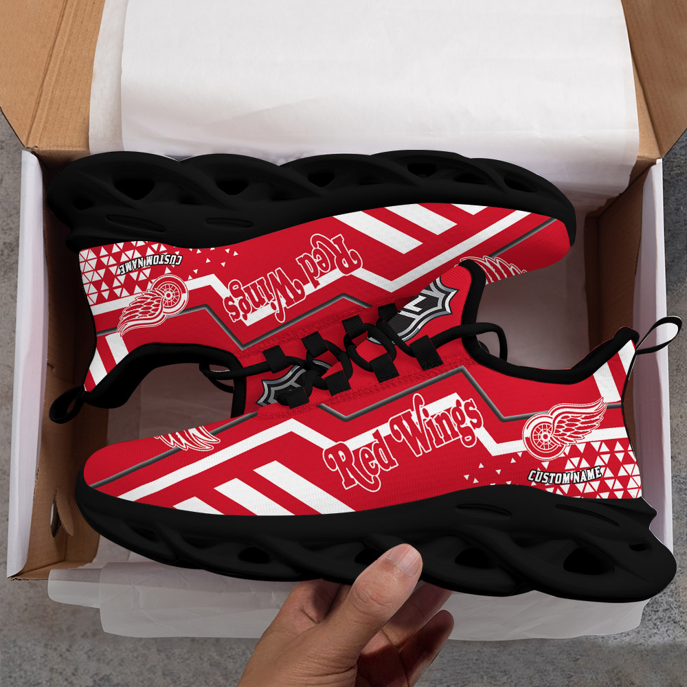 Custom Name Detroit Red Wings PERSONALIZED MAX SOUL SHOES DS001 NEW 2022 - Famjoys Custom Name Detroit Red Wings PERSONALIZED MAX SOUL SHOES DS001 NEW 2022 - Famjoys