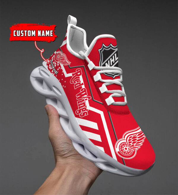 Custom Name Detroit Red Wings PERSONALIZED MAX SOUL SHOES DS001 NEW 2022 - Famjoys Custom Name Detroit Red Wings PERSONALIZED MAX SOUL SHOES DS001 NEW 2022 - Famjoys