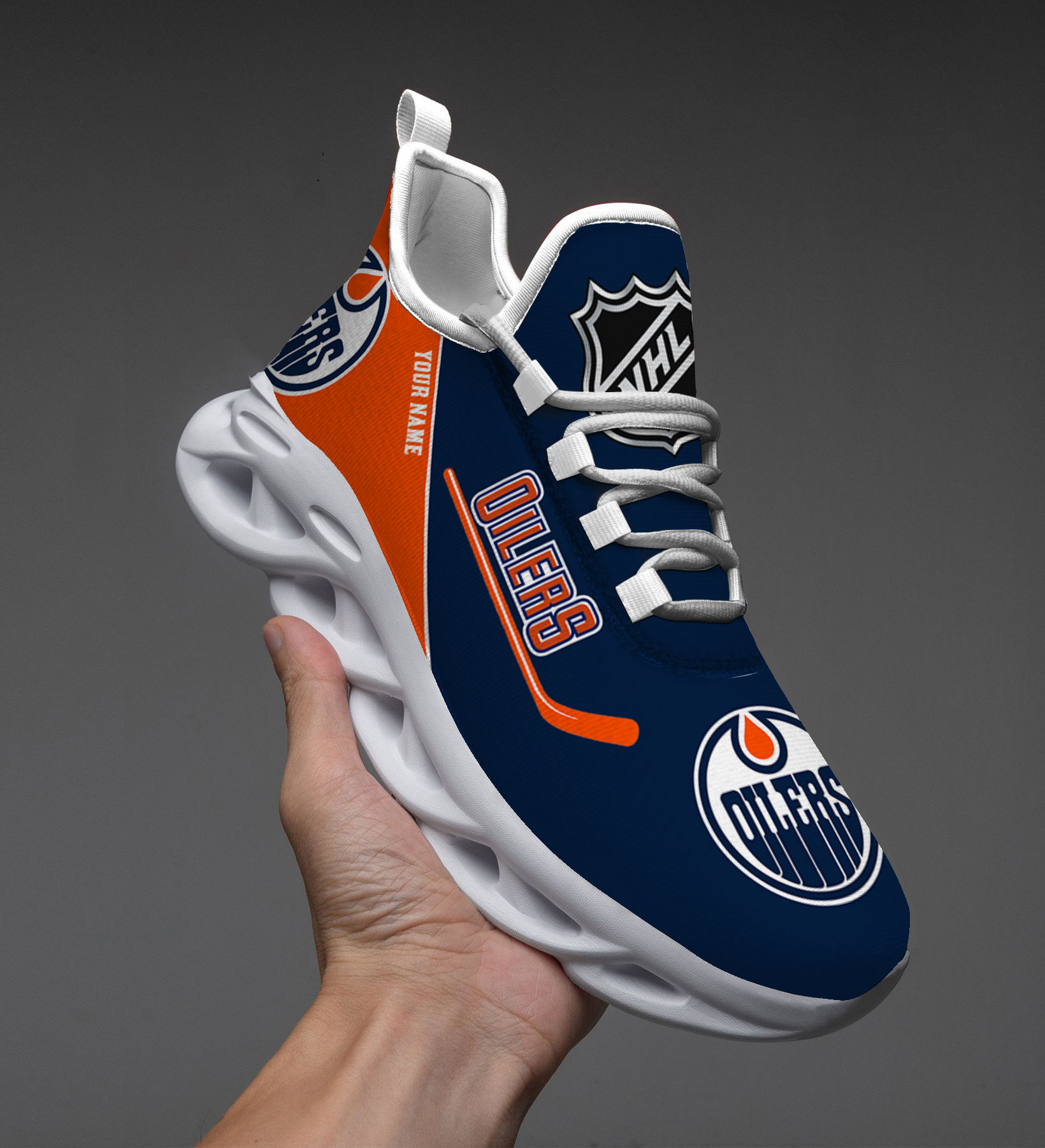 Custom Name Edmonton Oilers PERSONALIZED MAX SOUL SHOES DS006 NEW 2022 M1 - Famjoys Custom Name Edmonton Oilers PERSONALIZED MAX SOUL SHOES DS006 NEW 2022 M1 - Famjoys