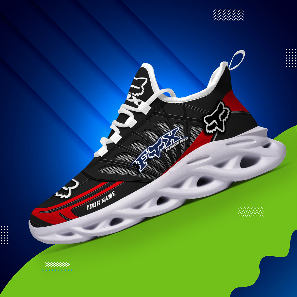 Custom Name Fox Racing Black MAX SOUL SHOES DS001 - Famjoys Custom Name Fox Racing Black MAX SOUL SHOES DS001 - Famjoys