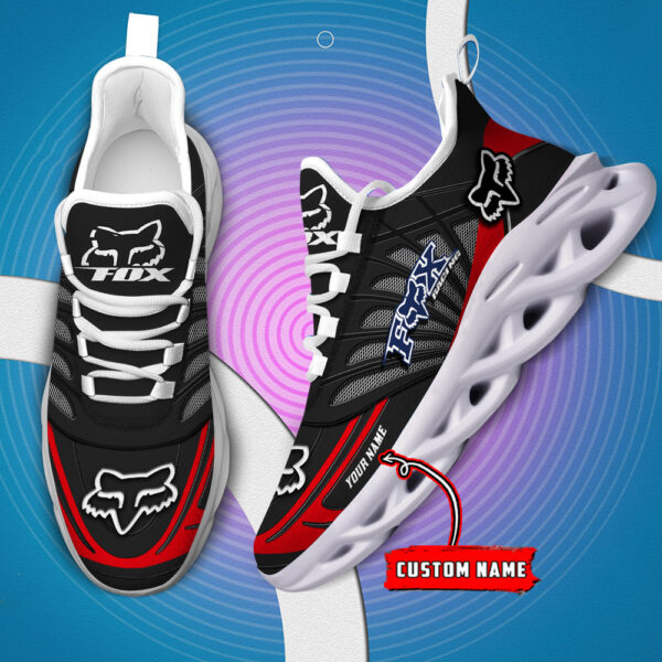 Custom Name Fox Racing Black MAX SOUL SHOES DS001 - Famjoys Custom Name Fox Racing Black MAX SOUL SHOES DS001 - Famjoys