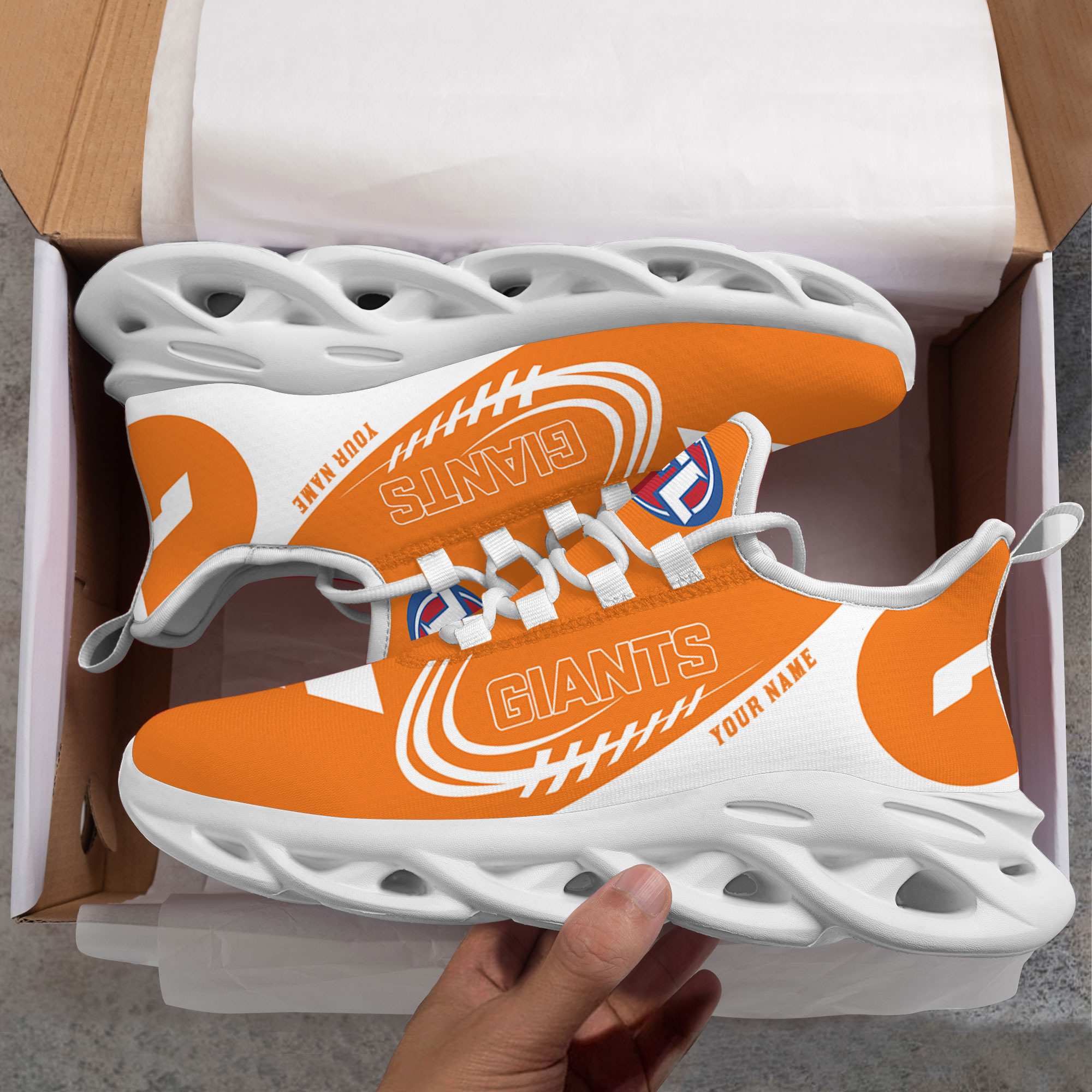 Custom Name Greater Western Sydney PERSONALIZED MAX SOUL SHOES DS006 - Famjoys Custom Name Greater Western Sydney PERSONALIZED MAX SOUL SHOES DS006 - Famjoys