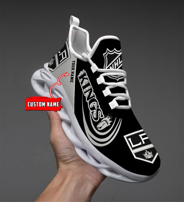 Custom Name Los Angeles Kings PERSONALIZED MAX SOUL SHOES DS006 - Famjoys Custom Name Los Angeles Kings PERSONALIZED MAX SOUL SHOES DS006 - Famjoys