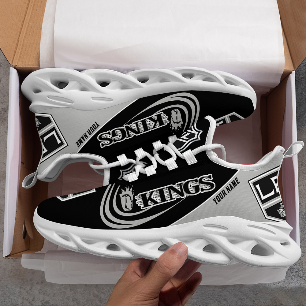 Custom Name Los Angeles Kings PERSONALIZED MAX SOUL SHOES DS006 - Famjoys Custom Name Los Angeles Kings PERSONALIZED MAX SOUL SHOES DS006 - Famjoys