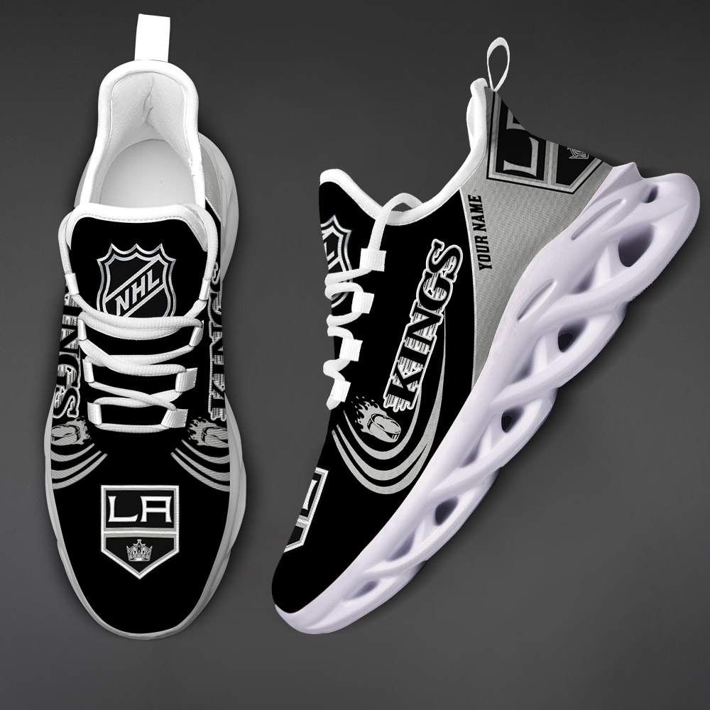 Custom Name Los Angeles Kings PERSONALIZED MAX SOUL SHOES DS006 - Famjoys Custom Name Los Angeles Kings PERSONALIZED MAX SOUL SHOES DS006 - Famjoys