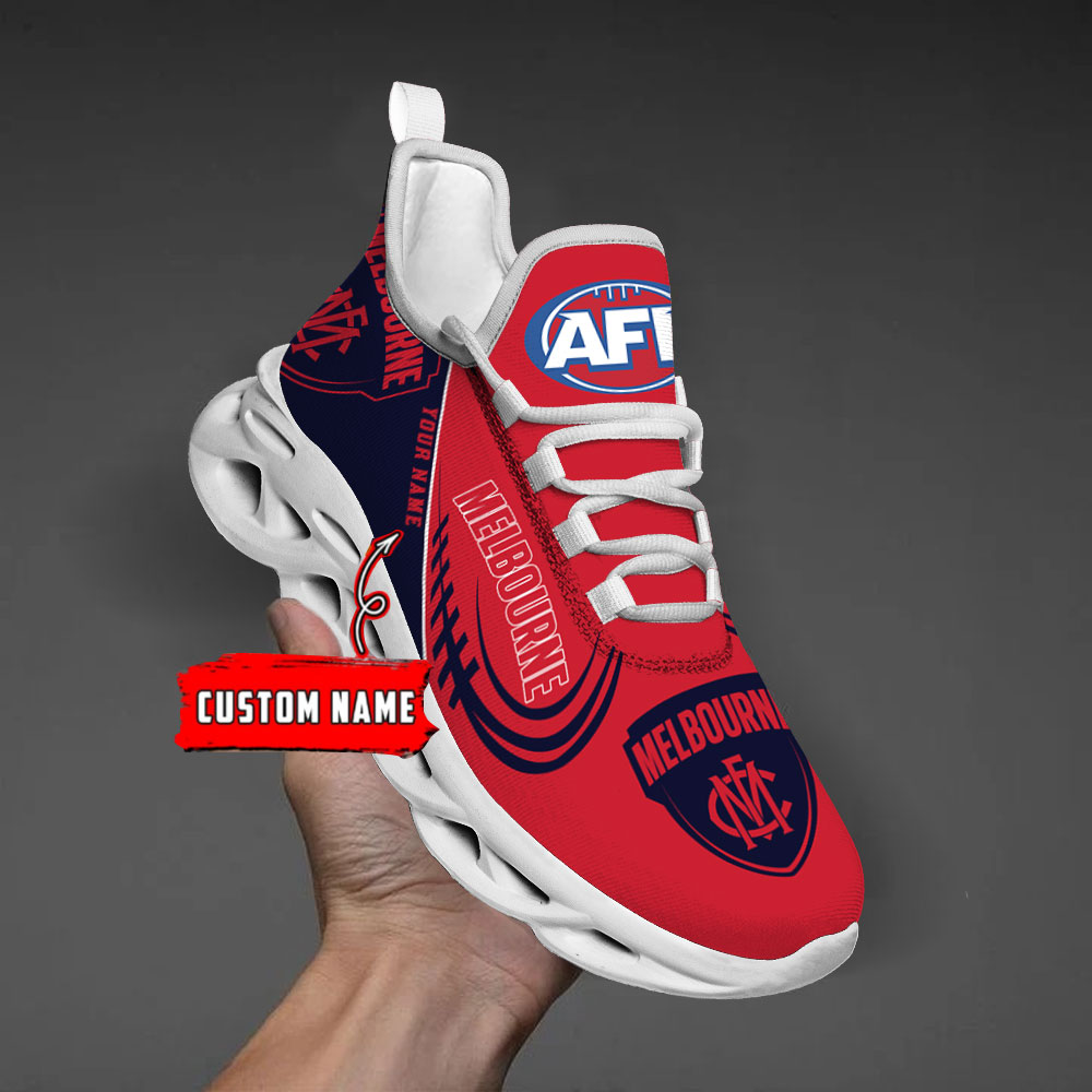 Custom Name Melbourne Demons PERSONALIZED MAX SOUL SHOES DS006 - Famjoys Custom Name Melbourne Demons PERSONALIZED MAX SOUL SHOES DS006 - Famjoys