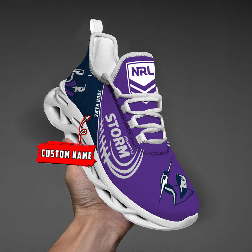 Custom Name Melbourne Storm PERSONALIZED MAX SOUL SHOES DS006 - Famjoys Custom Name Melbourne Storm PERSONALIZED MAX SOUL SHOES DS006 - Famjoys