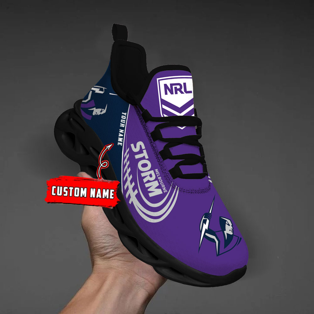 Custom Name Melbourne Storm PERSONALIZED MAX SOUL SHOES DS006 - Famjoys Custom Name Melbourne Storm PERSONALIZED MAX SOUL SHOES DS006 - Famjoys