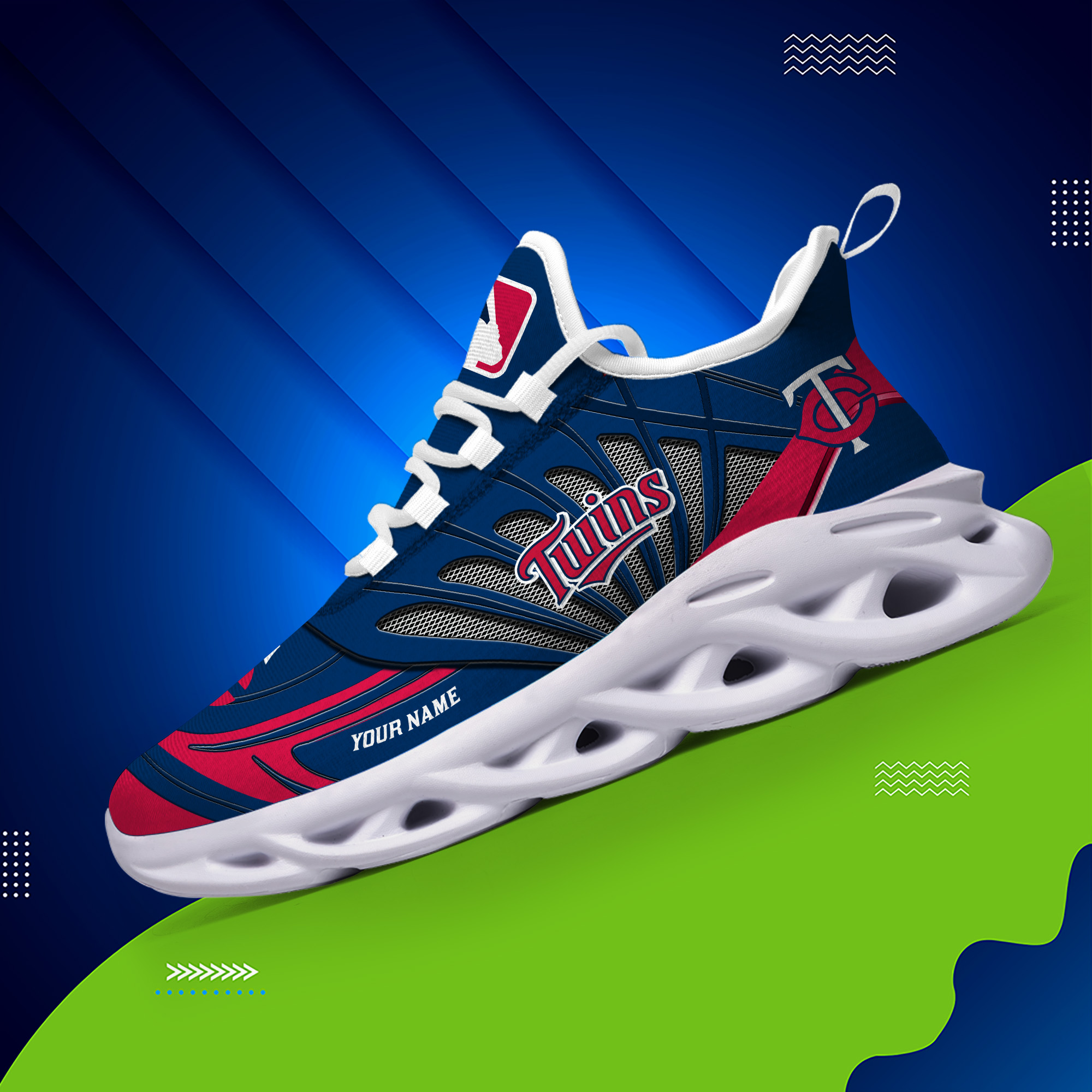 Custom Name Minnesota Twins PERSONALIZED MAX SOUL SHOES DS005 - Famjoys Custom Name Minnesota Twins PERSONALIZED MAX SOUL SHOES DS005 - Famjoys