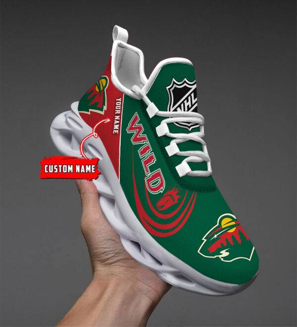 Custom Name Minnesota Wild PERSONALIZED MAX SOUL SHOES DS006 - Famjoys Custom Name Minnesota Wild PERSONALIZED MAX SOUL SHOES DS006 - Famjoys