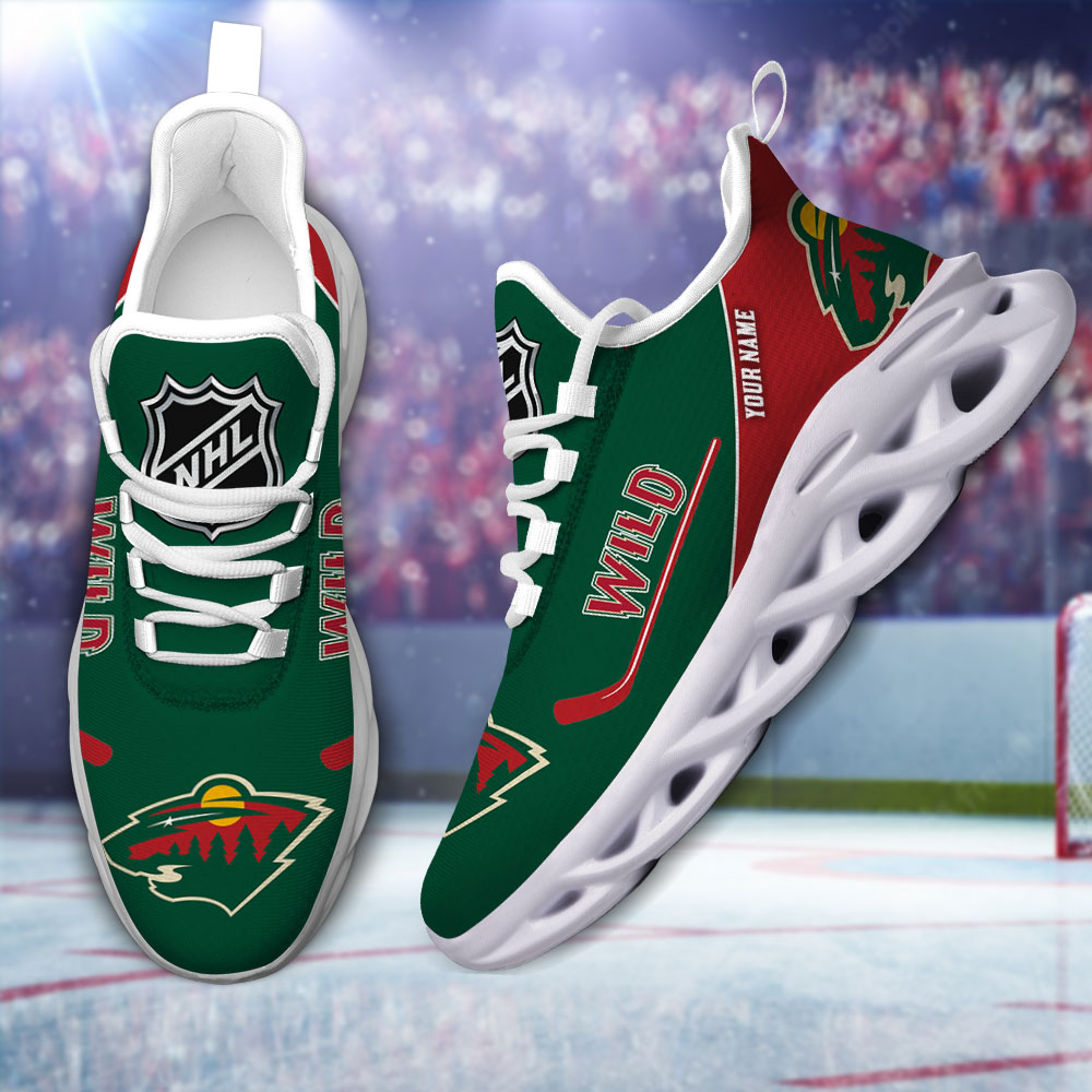 Custom Name Minnesota Wild PERSONALIZED MAX SOUL SHOES DS006 NEW 2022 M1 - Famjoys Custom Name Minnesota Wild PERSONALIZED MAX SOUL SHOES DS006 NEW 2022 M1 - Famjoys