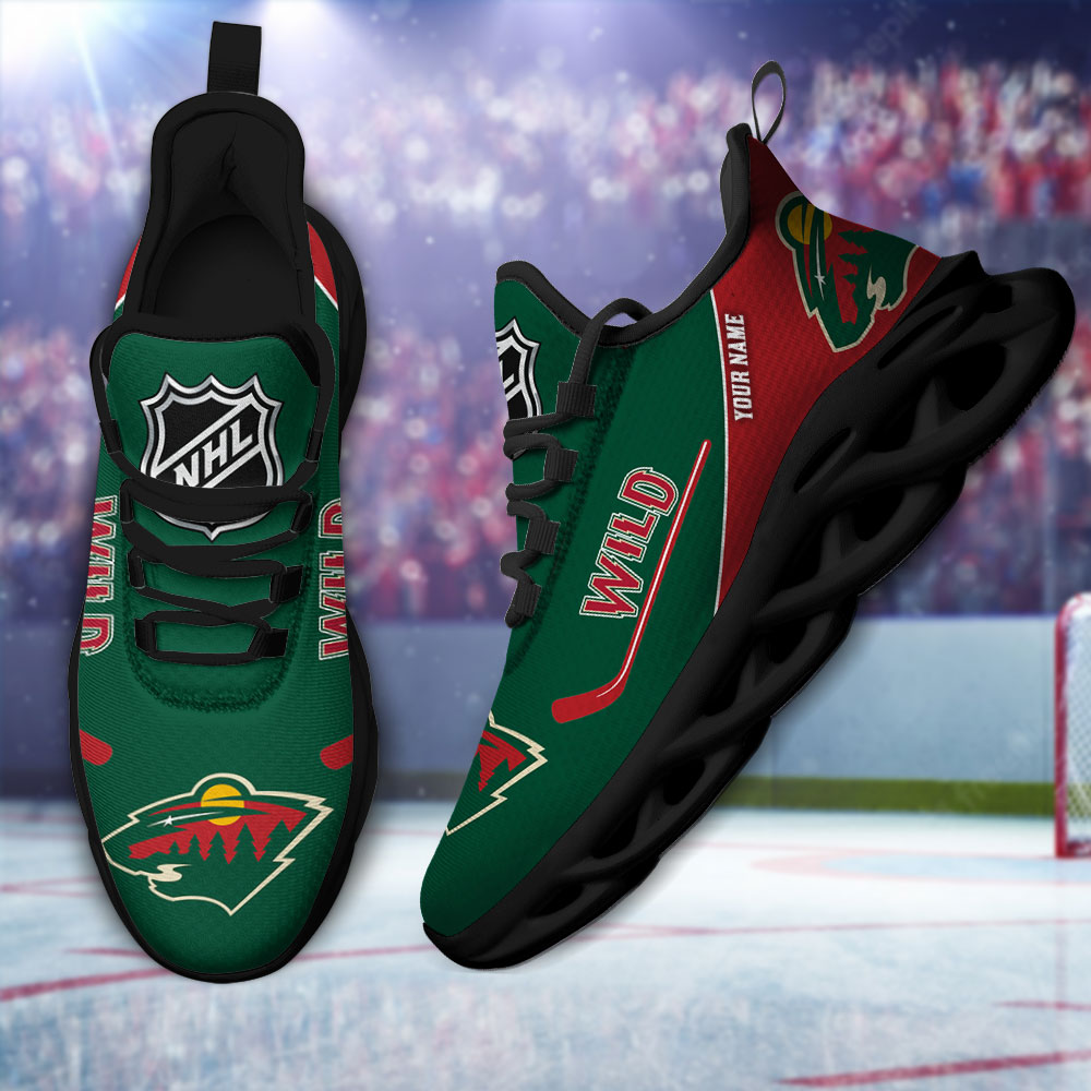 Custom Name Minnesota Wild PERSONALIZED MAX SOUL SHOES DS006 NEW 2022 M1 - Famjoys Custom Name Minnesota Wild PERSONALIZED MAX SOUL SHOES DS006 NEW 2022 M1 - Famjoys