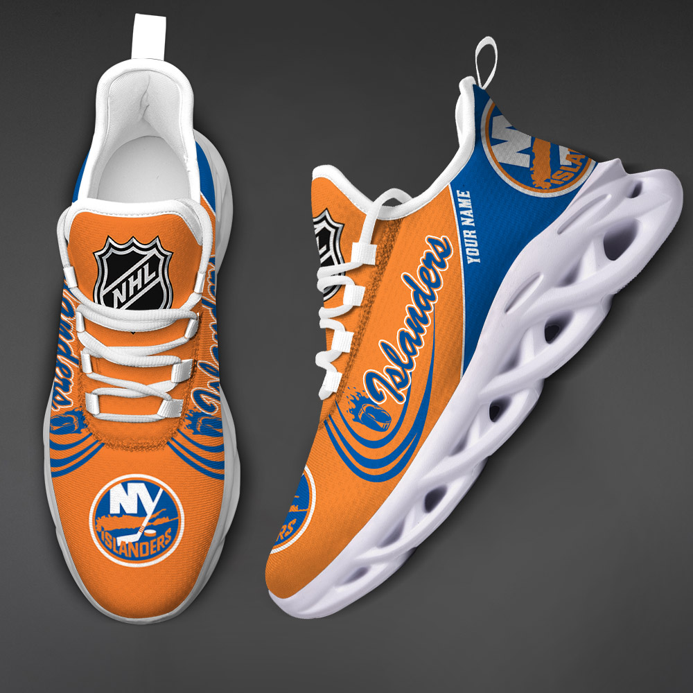 Custom Name New York Islanders PERSONALIZED MAX SOUL SHOES DS006 - Famjoys Custom Name New York Islanders PERSONALIZED MAX SOUL SHOES DS006 - Famjoys