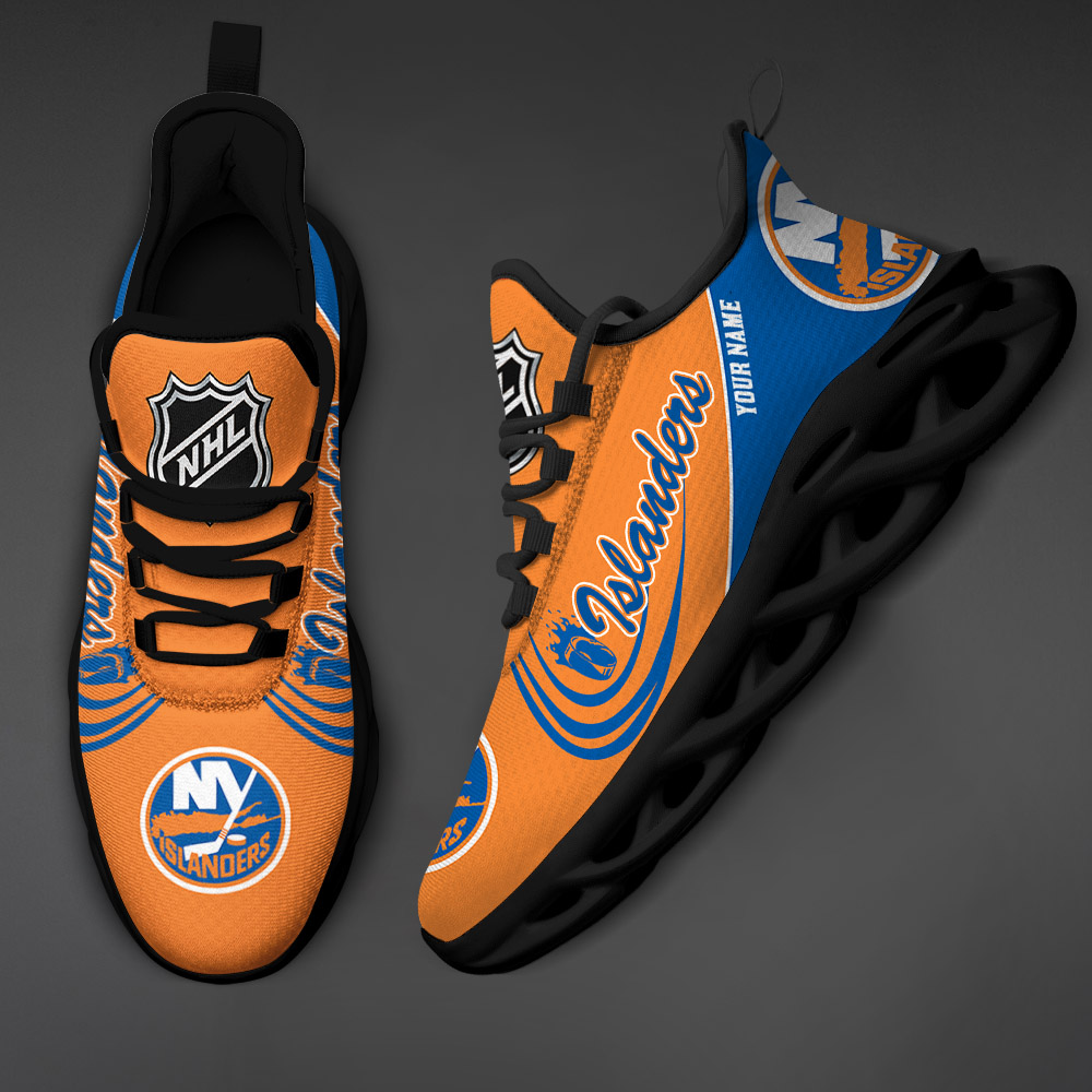 Custom Name New York Islanders PERSONALIZED MAX SOUL SHOES DS006 - Famjoys Custom Name New York Islanders PERSONALIZED MAX SOUL SHOES DS006 - Famjoys