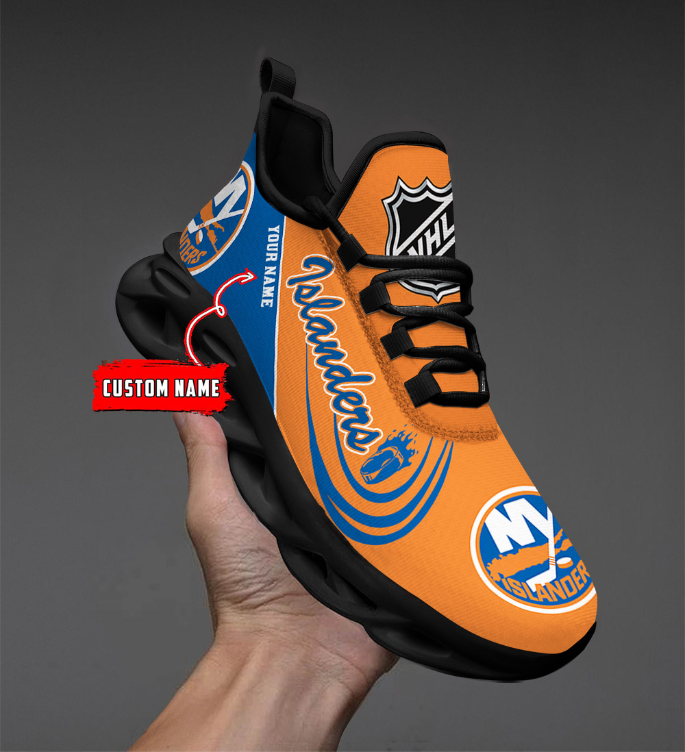 Custom Name New York Islanders PERSONALIZED MAX SOUL SHOES DS006 - Famjoys Custom Name New York Islanders PERSONALIZED MAX SOUL SHOES DS006 - Famjoys