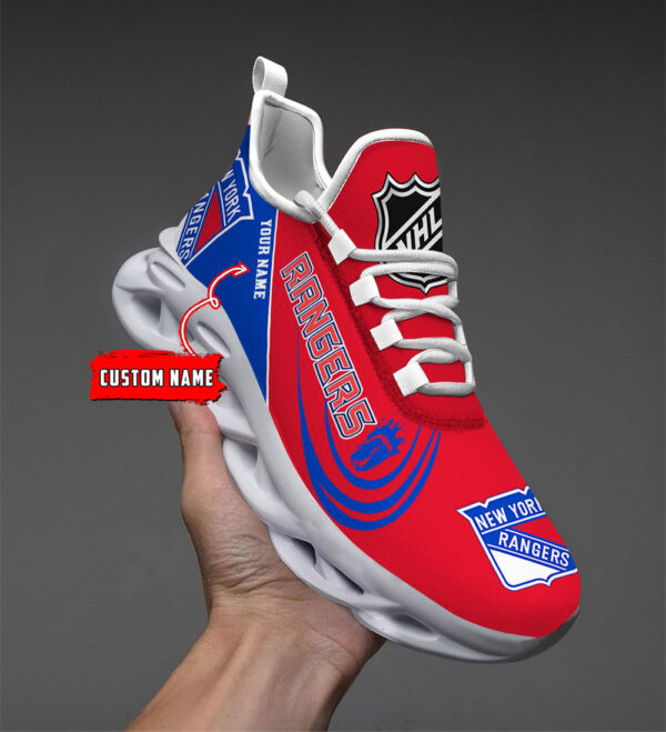 Custom Name New York Rangers PERSONALIZED MAX SOUL SHOES DS006 - Famjoys Custom Name New York Rangers PERSONALIZED MAX SOUL SHOES DS006 - Famjoys