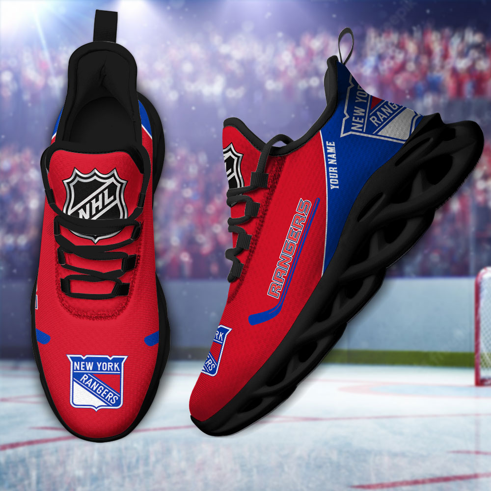 Custom Name New York Rangers PERSONALIZED MAX SOUL SHOES DS006 NEW 2022 M1 - Famjoys Custom Name New York Rangers PERSONALIZED MAX SOUL SHOES DS006 NEW 2022 M1 - Famjoys