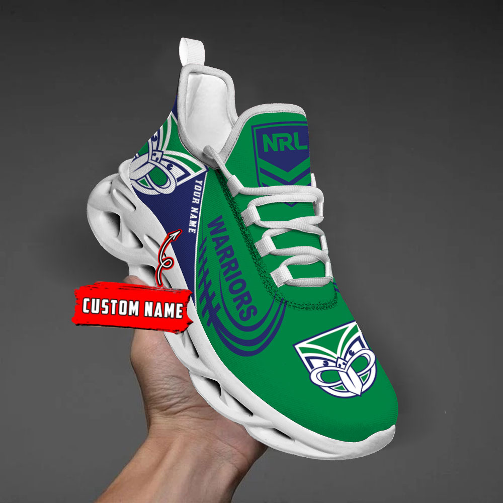 Custom Name New Zealand Warriors PERSONALIZED MAX SOUL SHOES DS006 - Famjoys Custom Name New Zealand Warriors PERSONALIZED MAX SOUL SHOES DS006 - Famjoys
