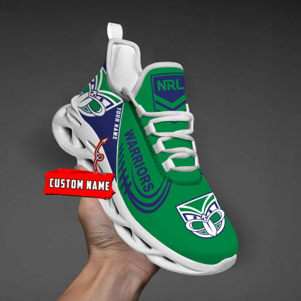Custom Name New Zealand Warriors PERSONALIZED MAX SOUL SHOES DS006 - Famjoys Custom Name New Zealand Warriors PERSONALIZED MAX SOUL SHOES DS006 - Famjoys