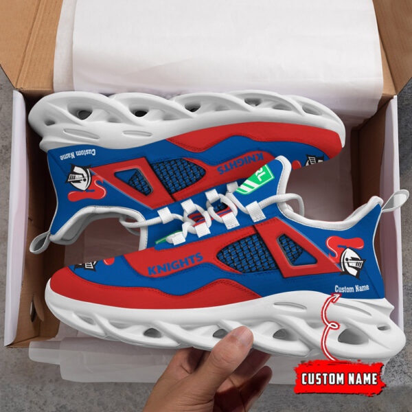 Custom Name Newcastle Knights NRL MAX SOUL SHOES DS001 - Famjoys Custom Name Newcastle Knights NRL MAX SOUL SHOES DS001 - Famjoys