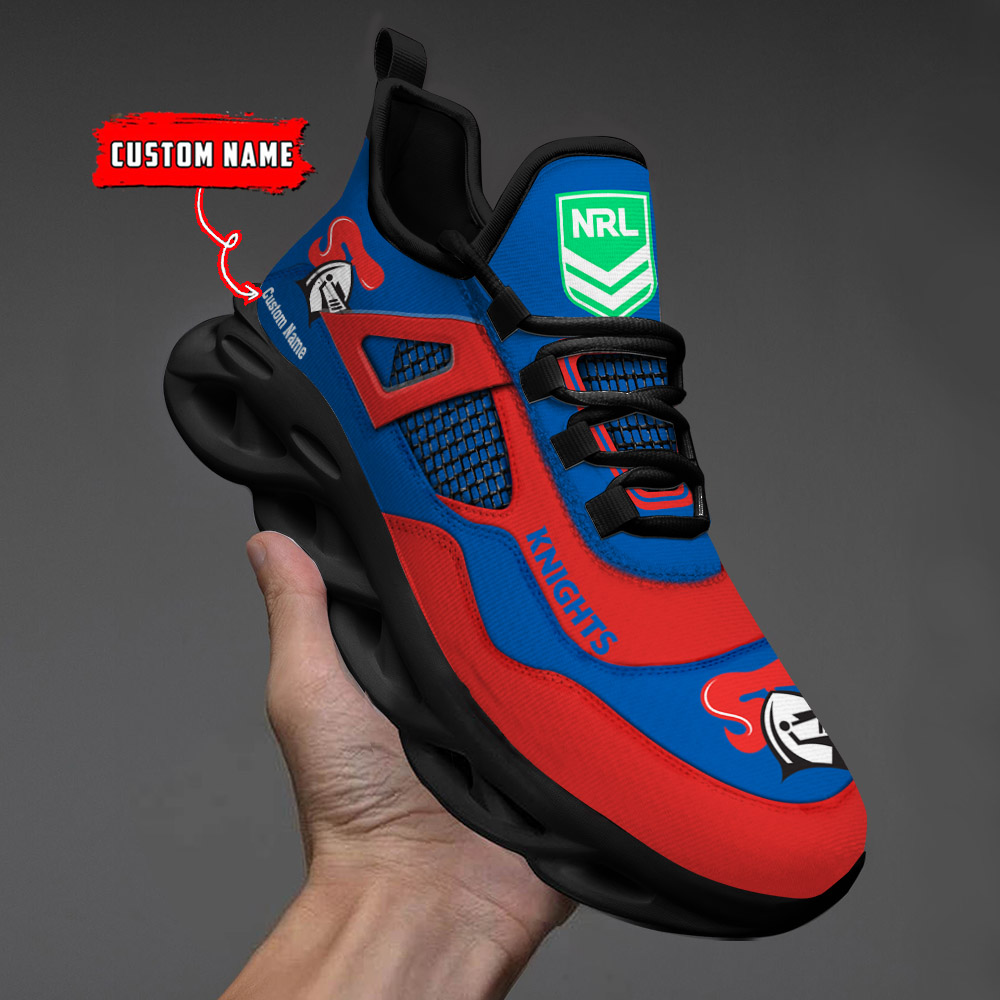 Custom Name Newcastle Knights NRL MAX SOUL SHOES DS001 - Famjoys Custom Name Newcastle Knights NRL MAX SOUL SHOES DS001 - Famjoys