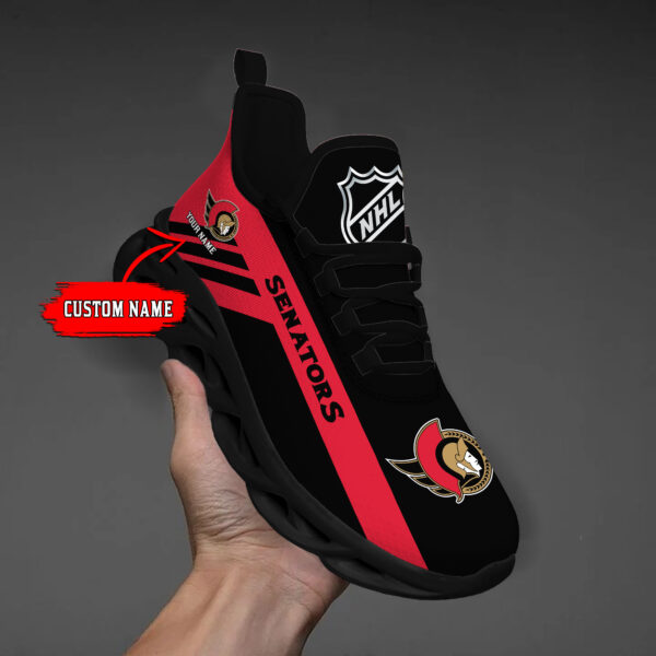 Custom Name Ottawa Senators PERSONALIZED MAX SOUL SHOES DS004 - Famjoys Custom Name Ottawa Senators PERSONALIZED MAX SOUL SHOES DS004 - Famjoys