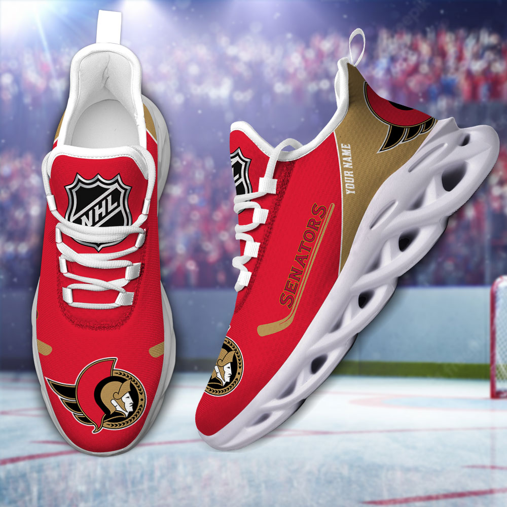 Custom Name Ottawa Senators PERSONALIZED MAX SOUL SHOES DS006 NEW 2022 M1 - Famjoys Custom Name Ottawa Senators PERSONALIZED MAX SOUL SHOES DS006 NEW 2022 M1 - Famjoys