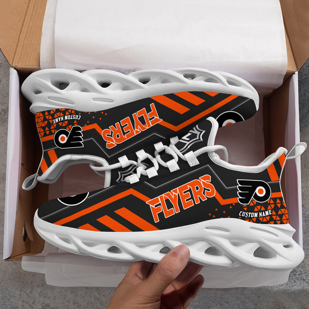 Custom Name Philadelphia Flyers PERSONALIZED MAX SOUL SHOES DS001 NEW 2022 - Famjoys Custom Name Philadelphia Flyers PERSONALIZED MAX SOUL SHOES DS001 NEW 2022 - Famjoys