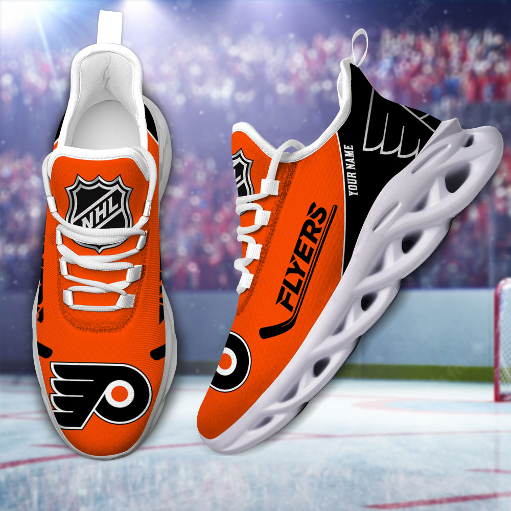 Custom Name Philadelphia Flyers PERSONALIZED MAX SOUL SHOES DS006 NEW 2022 M1 - Famjoys Custom Name Philadelphia Flyers PERSONALIZED MAX SOUL SHOES DS006 NEW 2022 M1 - Famjoys