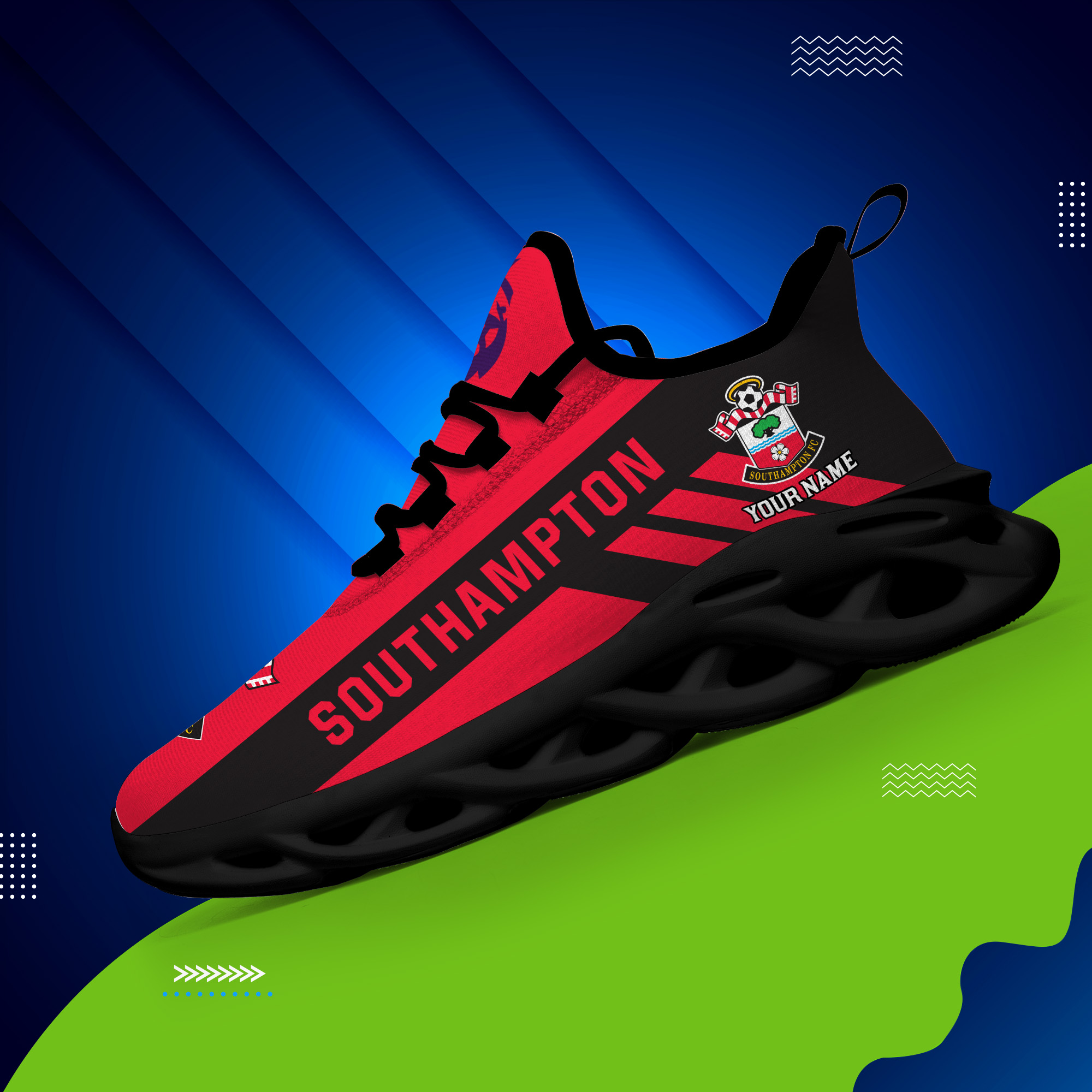 Custom Name Southampton PERSONALIZED MAX SOUL SHOES DS006 EPL - Famjoys Custom Name Southampton PERSONALIZED MAX SOUL SHOES DS006 EPL - Famjoys