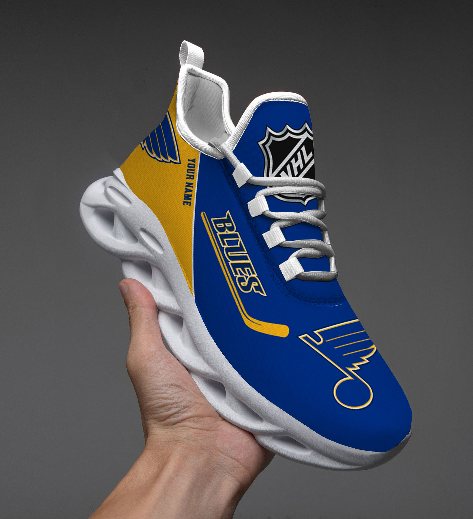 Custom Name St. Louis Blues PERSONALIZED MAX SOUL SHOES DS006 NEW 2022 M1 - Famjoys Custom Name St. Louis Blues PERSONALIZED MAX SOUL SHOES DS006 NEW 2022 M1 - Famjoys