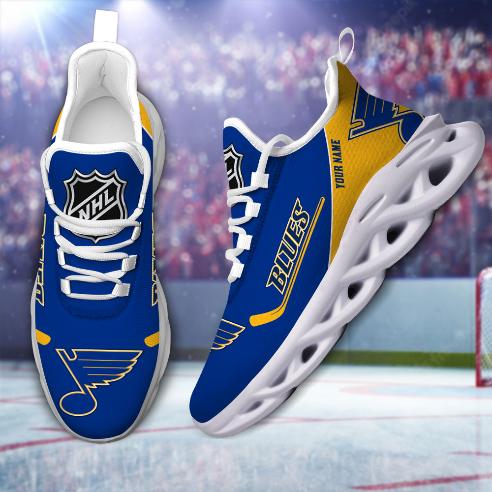 Custom Name St. Louis Blues PERSONALIZED MAX SOUL SHOES DS006 NEW 2022 M1 - Famjoys Custom Name St. Louis Blues PERSONALIZED MAX SOUL SHOES DS006 NEW 2022 M1 - Famjoys