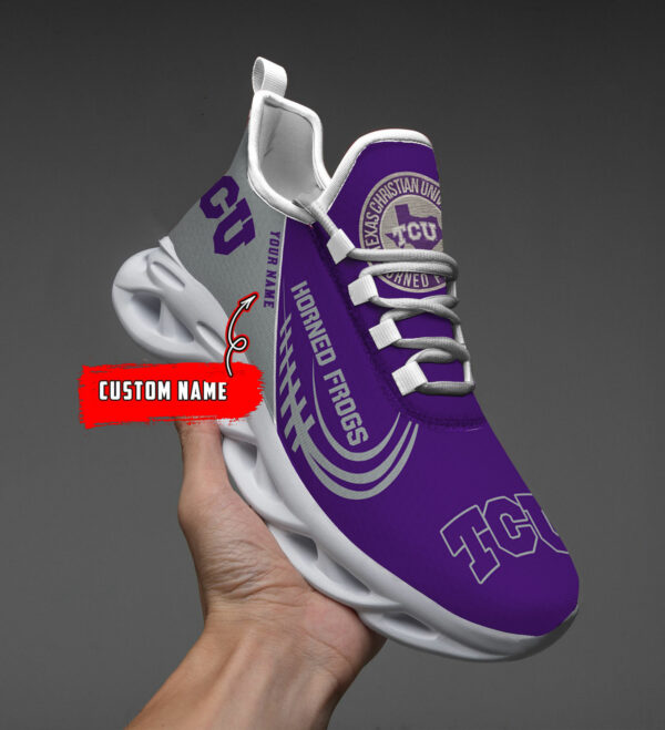 Custom Name TCU Horned Frogs PERSONALIZED MAX SOUL SHOES DS006 - Famjoys Custom Name TCU Horned Frogs PERSONALIZED MAX SOUL SHOES DS006 - Famjoys