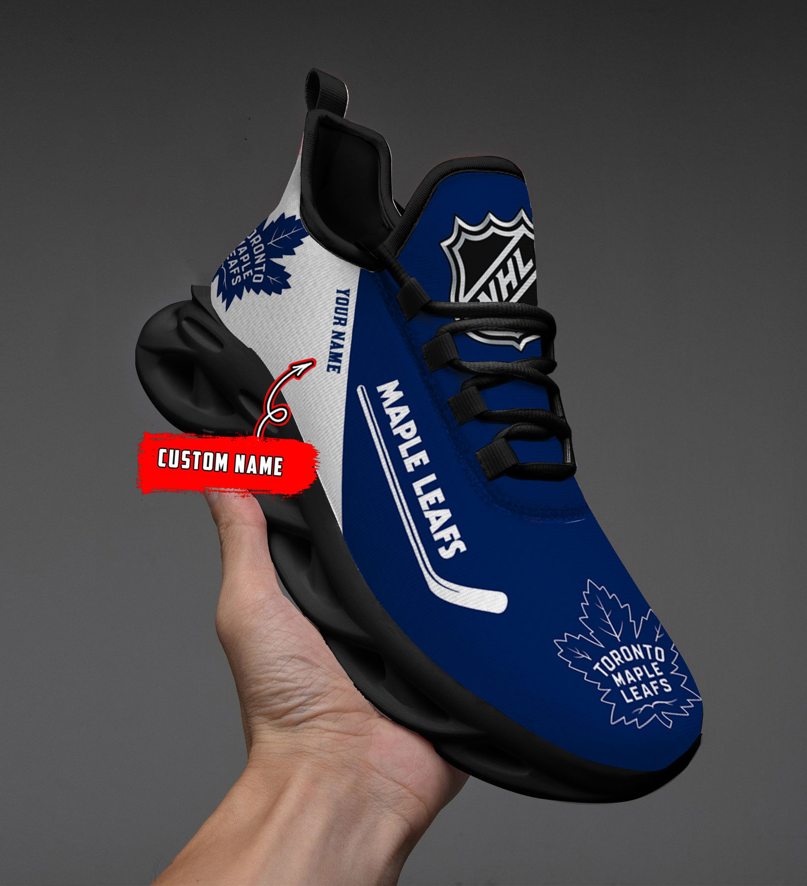 Custom Name Toronto Maple Leafs PERSONALIZED MAX SOUL SHOES DS006 NEW 2022 M1 - Famjoys Custom Name Toronto Maple Leafs PERSONALIZED MAX SOUL SHOES DS006 NEW 2022 M1 - Famjoys